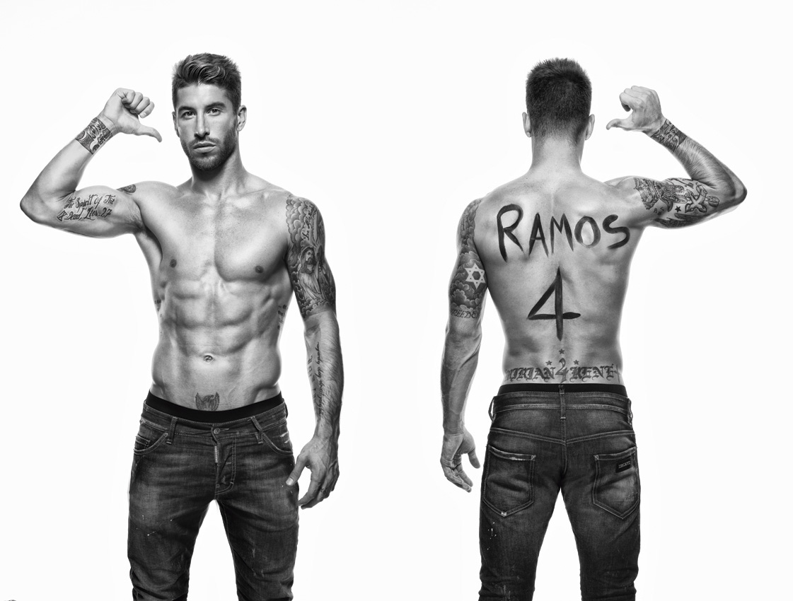 sergio ramos black shirt