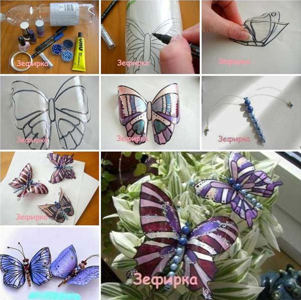 DIY Upcycled Plastic Water Bottle Crafts