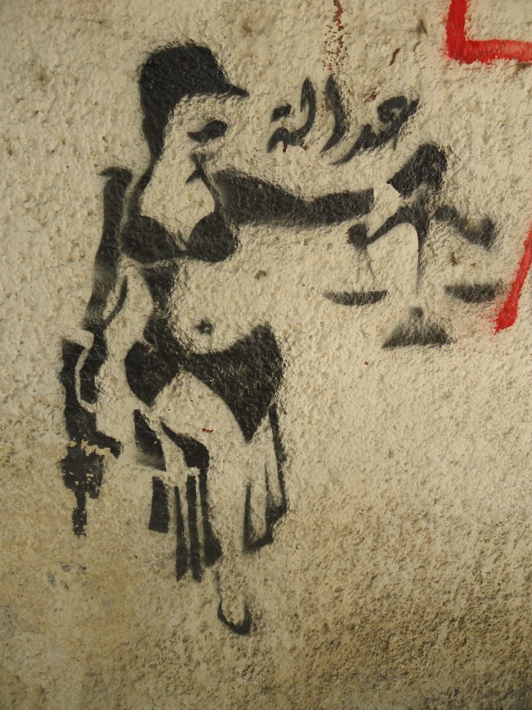 Blue Bra Graffiti (Bahia Shehab) - Design and Violence