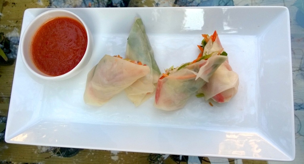 Raw Veggie Spring Rolls