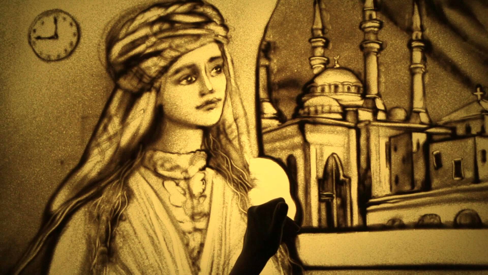 Viral Visual Amazing "Run for Lebanon" Sand Art Performance Scoop Empire