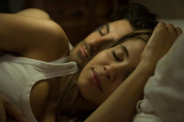 sleeping couple