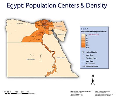 egyptpopulationcenters