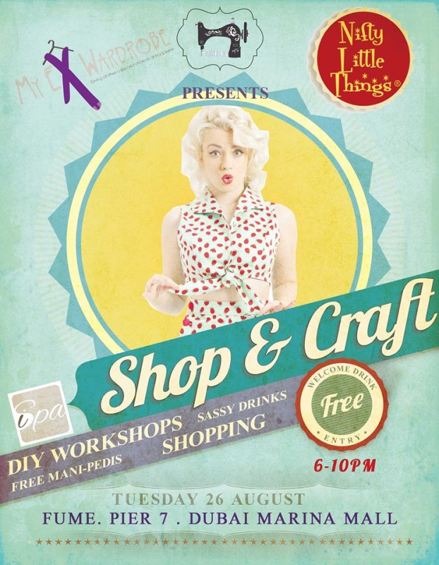 The design of the poster in itself is enough to lure you into going.