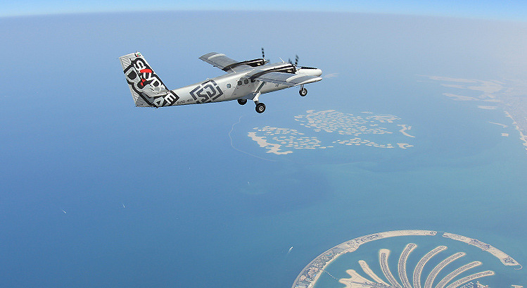 skydivedubaiplane