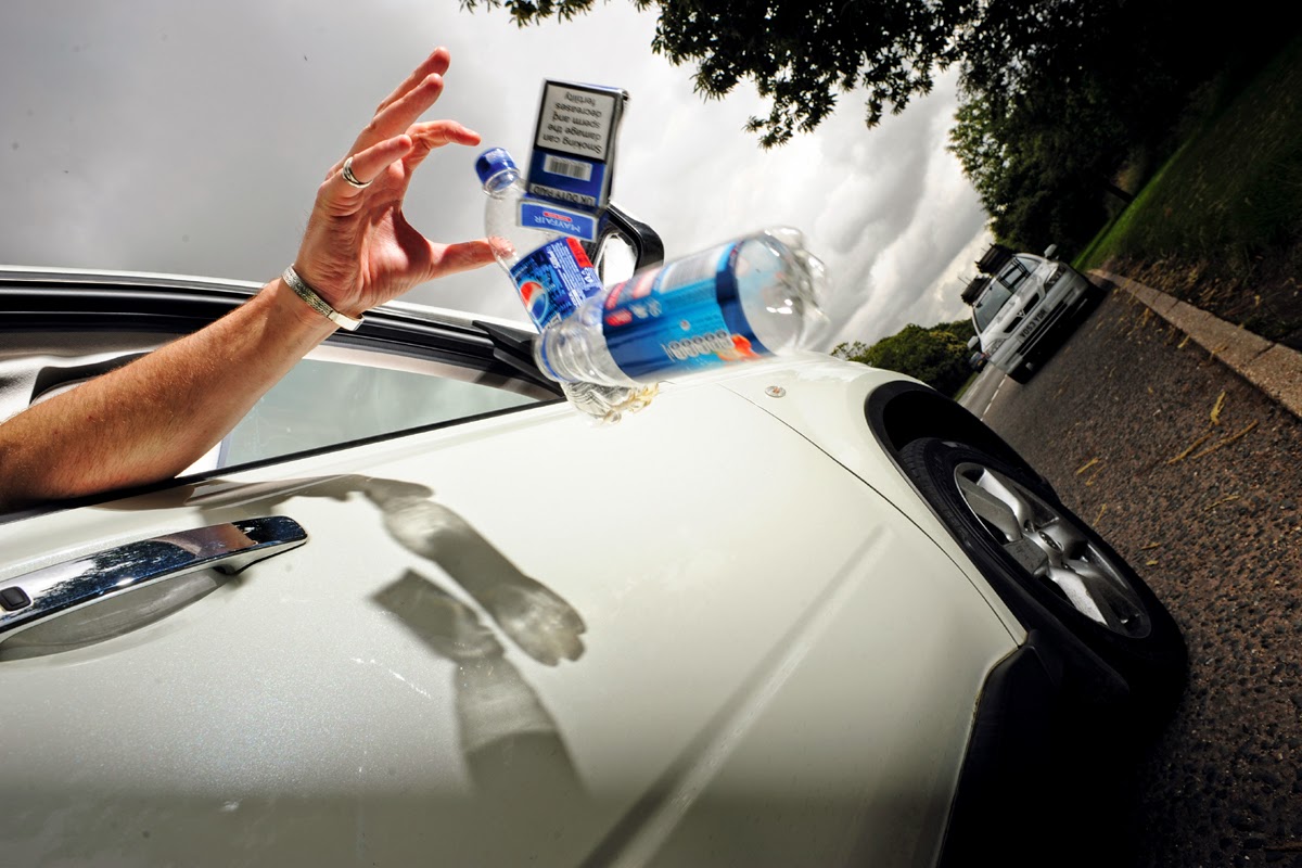 Litter from Car
