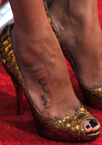 12 Celebs With Arabic Tattoos, From Angelina to Zlatan - Scoop Empire