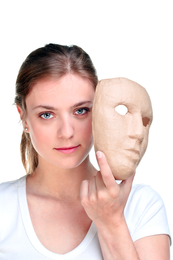 Woman unmasked