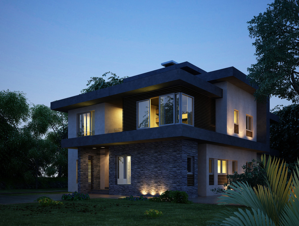 5-Villa Entrance Night Shot
