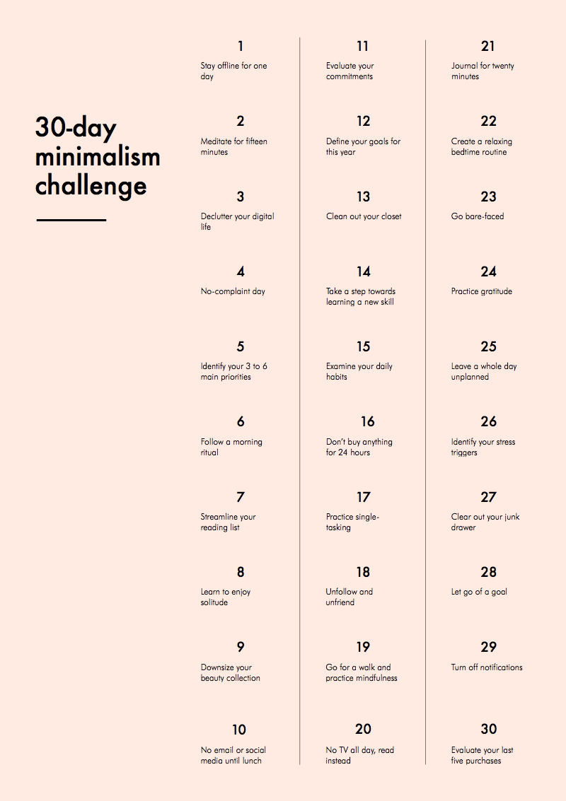 minimalismchallenge4
