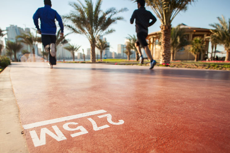 running
