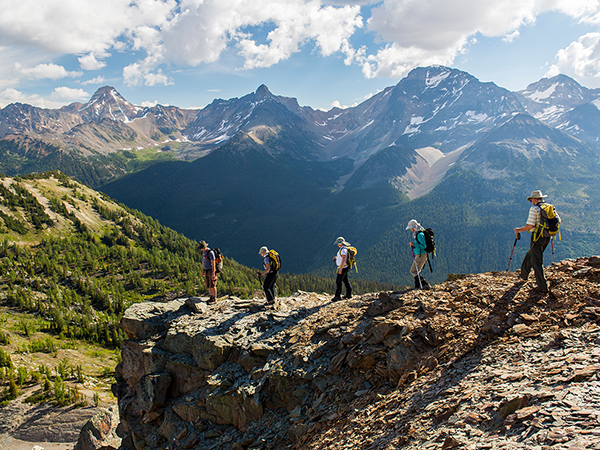 Hiking in the Bugaboos, Banff National Park.