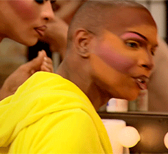 coco-montrese-orange-makeup