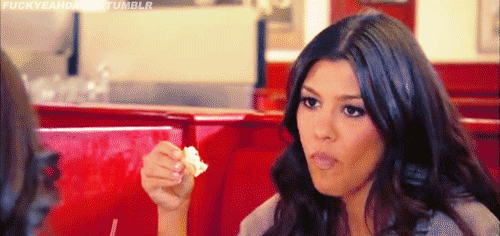 kourtney eating gif