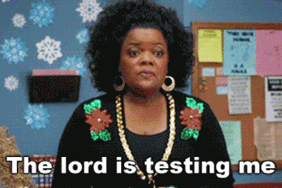 lord is testing me