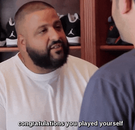you played yourself gif