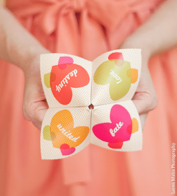 Rebellious Brides - Cootie Catcher Invite