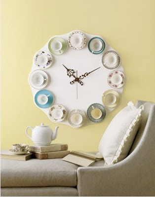 teacup clock inspiration