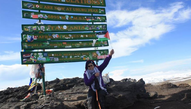 Meet the First Palestinian Woman to Climb Mount Kilimanjaro - Scoop Empire