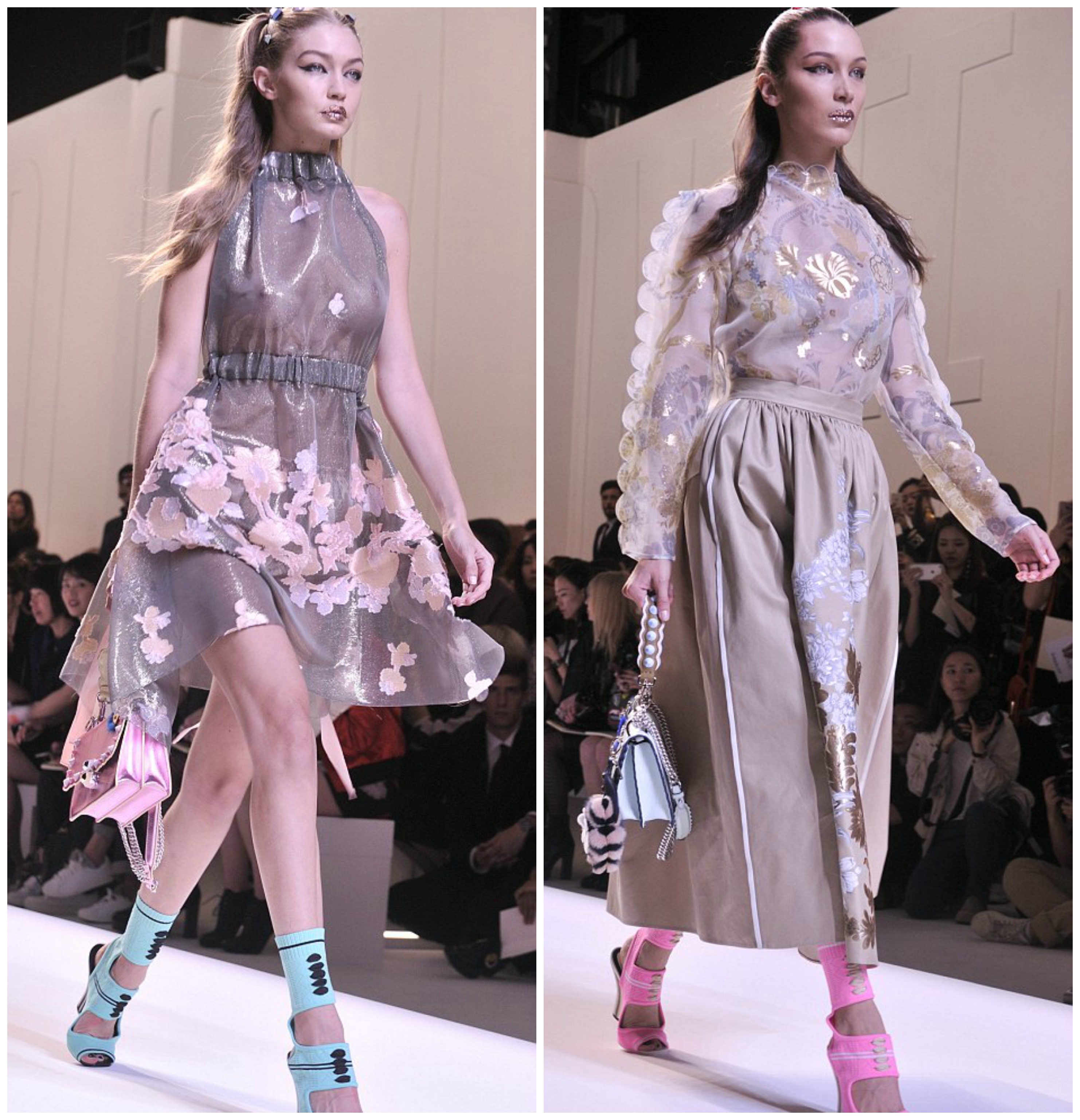 The Hadid Sisters Are Slaying Milan Fashion Week's Runway and We Love ...