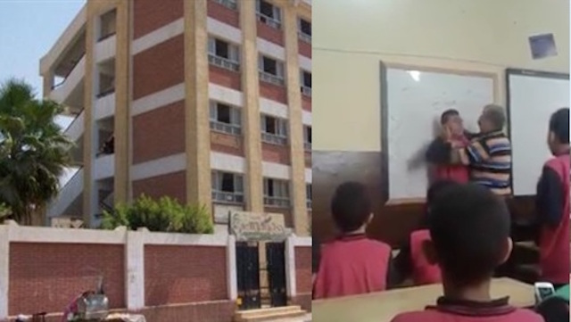 Horrific Video Shows an Egyptian Teacher Punching and Slapping a ...