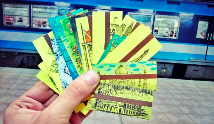 Egyptian Artist Transforms Metro Tickets into Beautiful Works of Art Egyptian Artist Transforms Metro Tickets into Beautiful Works of Art