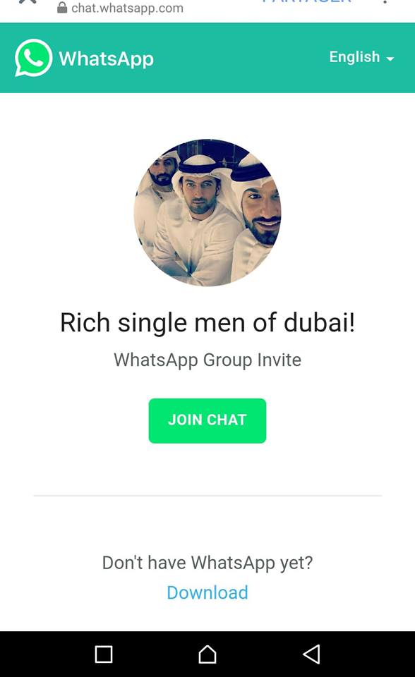 This Whatsapp Group Actually Connects You With Rich Single Men In Dubai Sco...