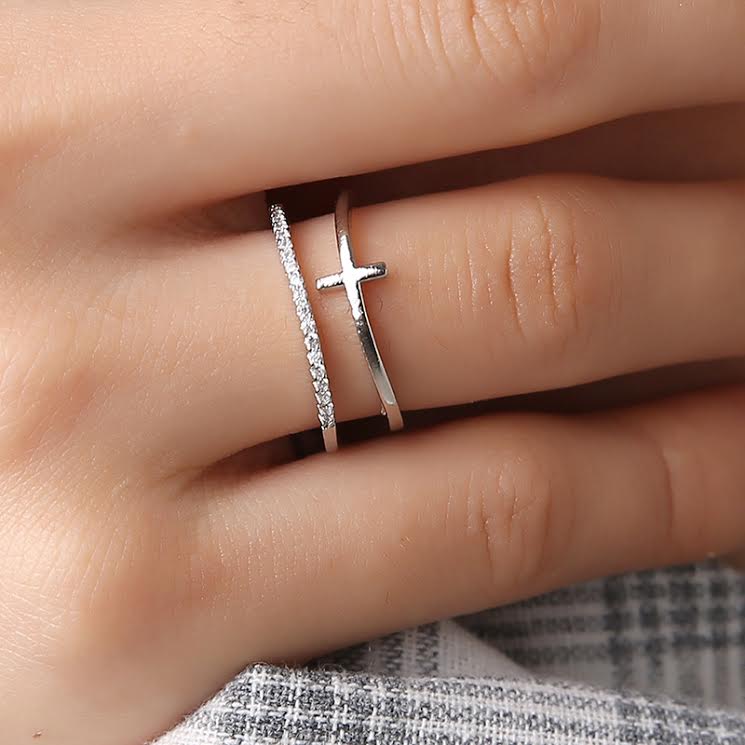 Christian on sale silver rings