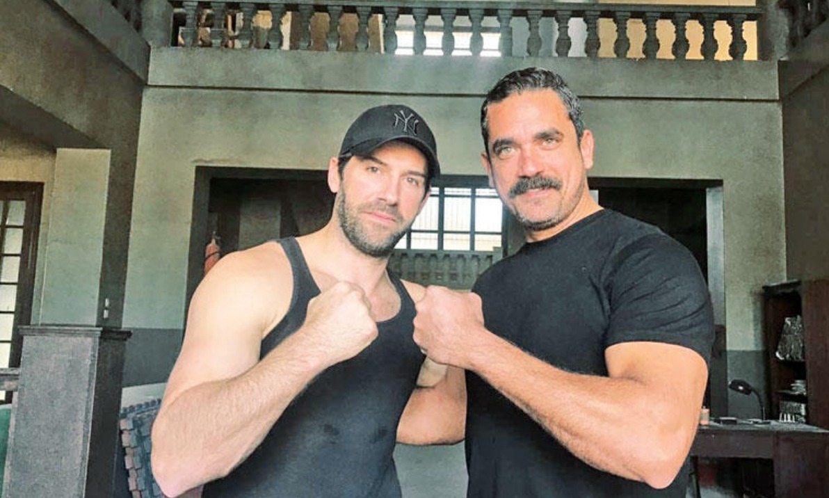 Scott Adkins с братом