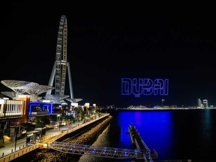 A Modern Day Spectacle: Dubai's Drone Light Show Returns For Its Second ...