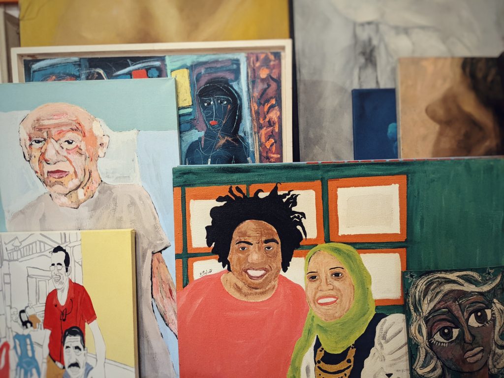 Access art gallery in downtown Cairo