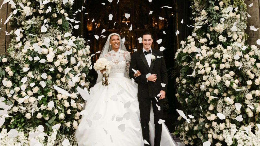 From Hollywood to Royalty: Celebrities in Arab Designer Wedding Gowns -  Scoop Empire