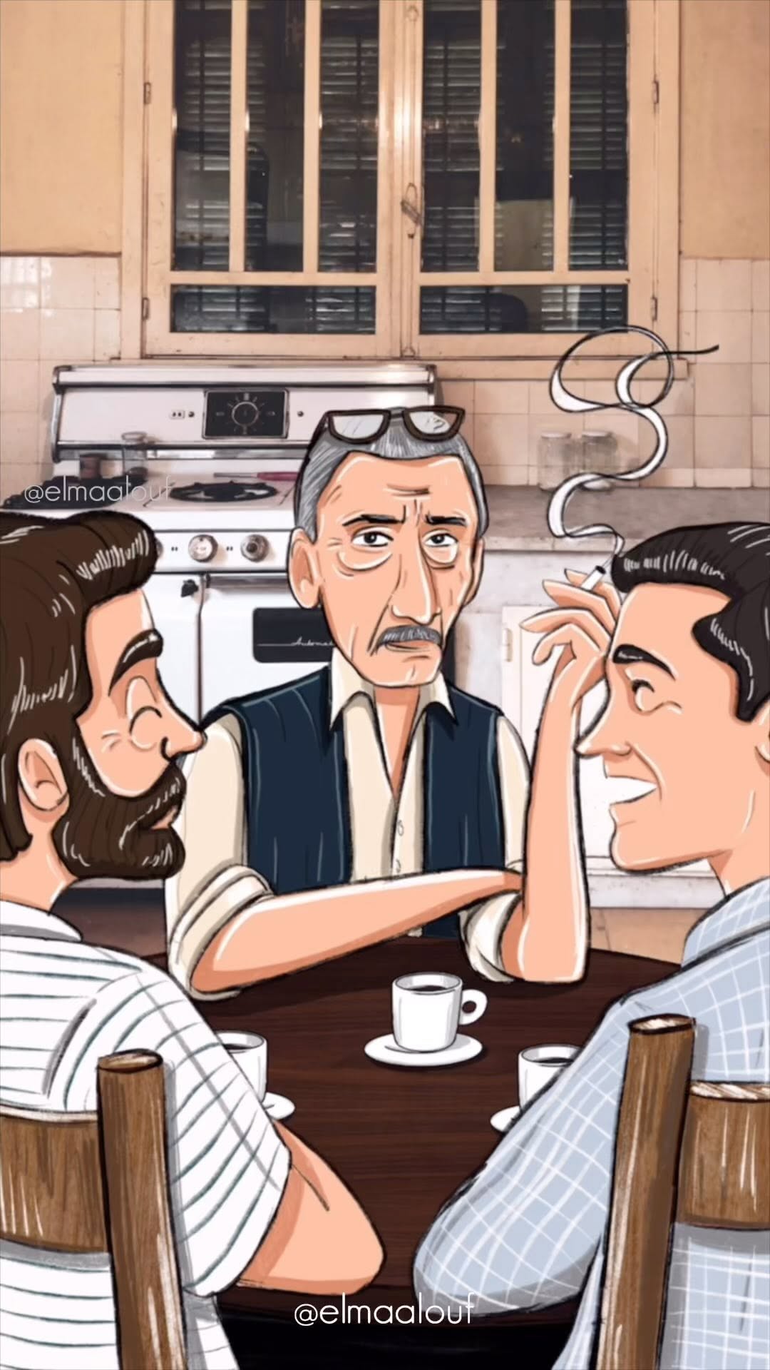 Inside the Caricatured World of Lebanese Artist Tony Maalouf