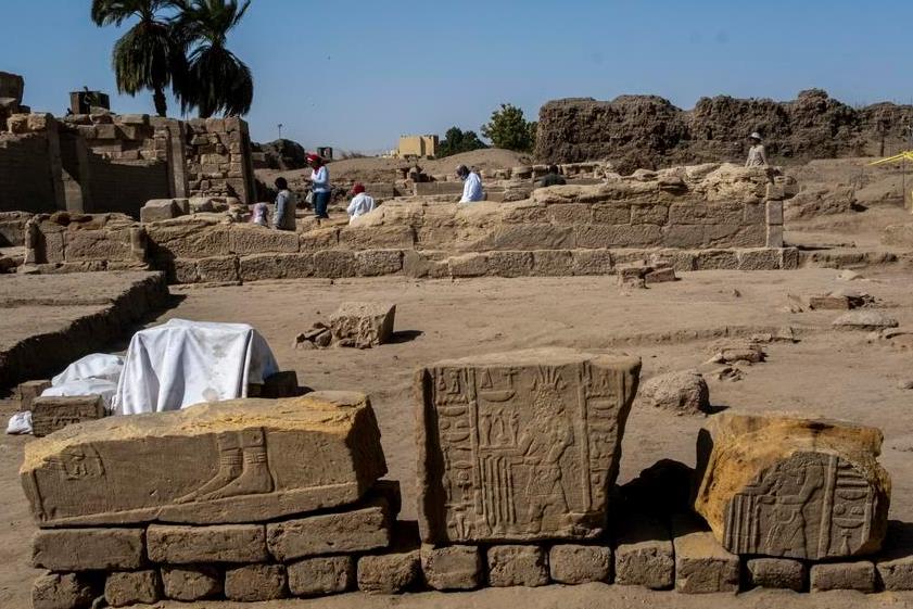 Egyptian-Chinese Archaeological Mission Uncovers Sacred Lake in Luxor